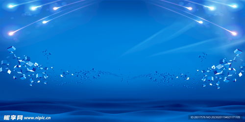 藍(lán)色科技感背景設(shè)計(jì)圖